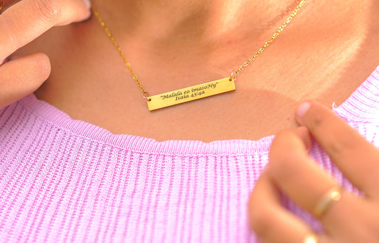personalized necklace