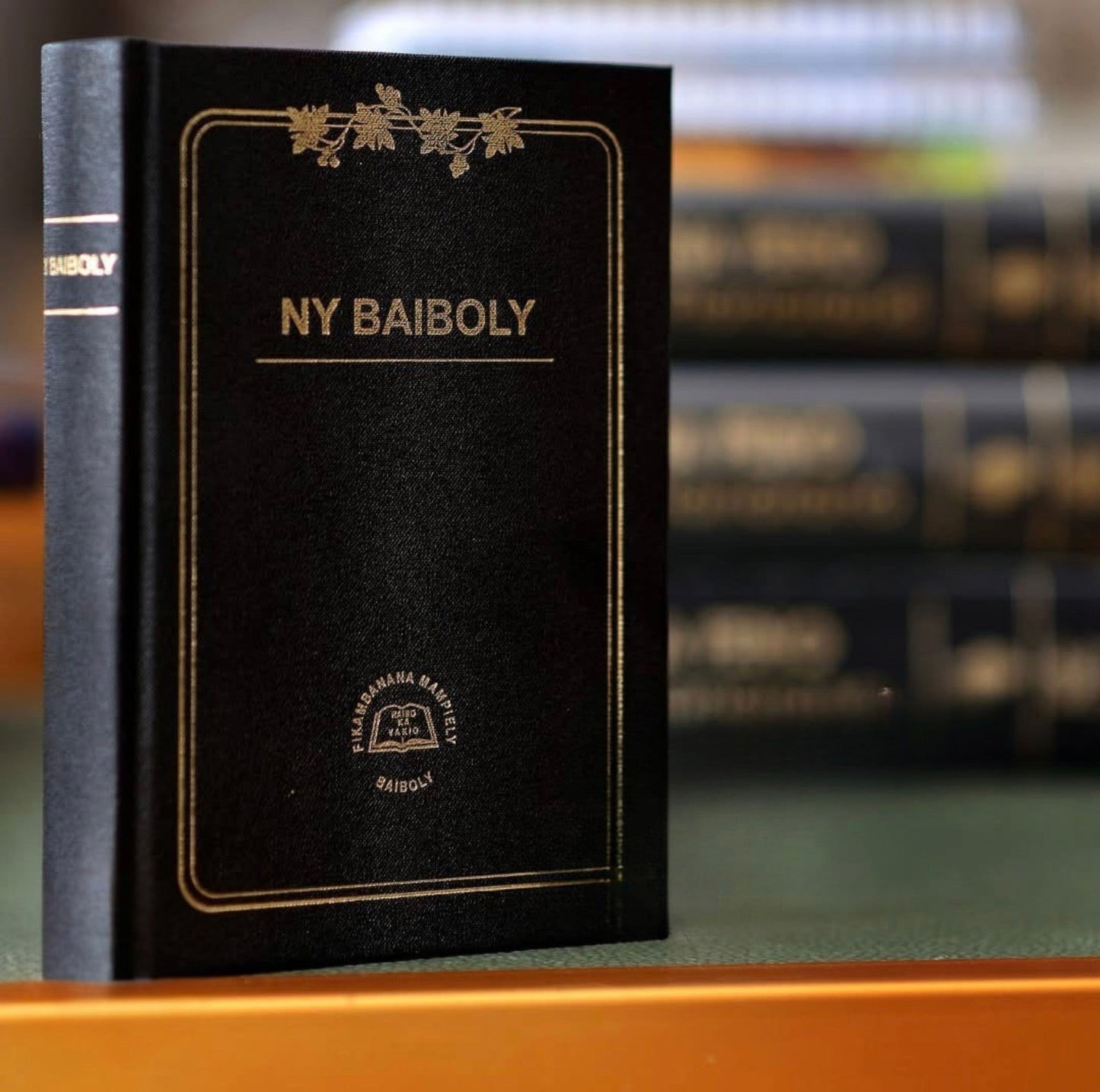 Malagasy Bible with cross-references in the middle of the page