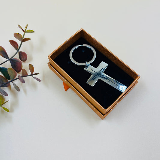 'Cross' keyring