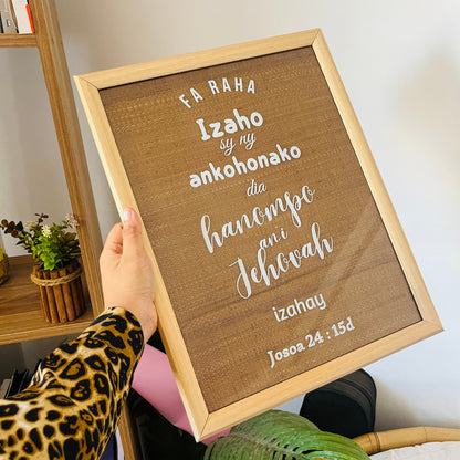 Wall decorative frame