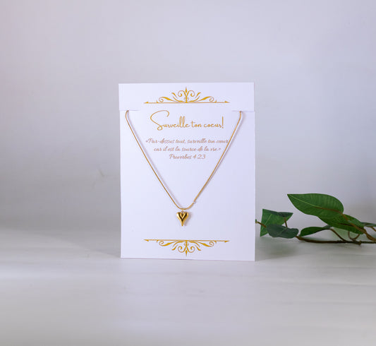 'Guard your heart' necklace