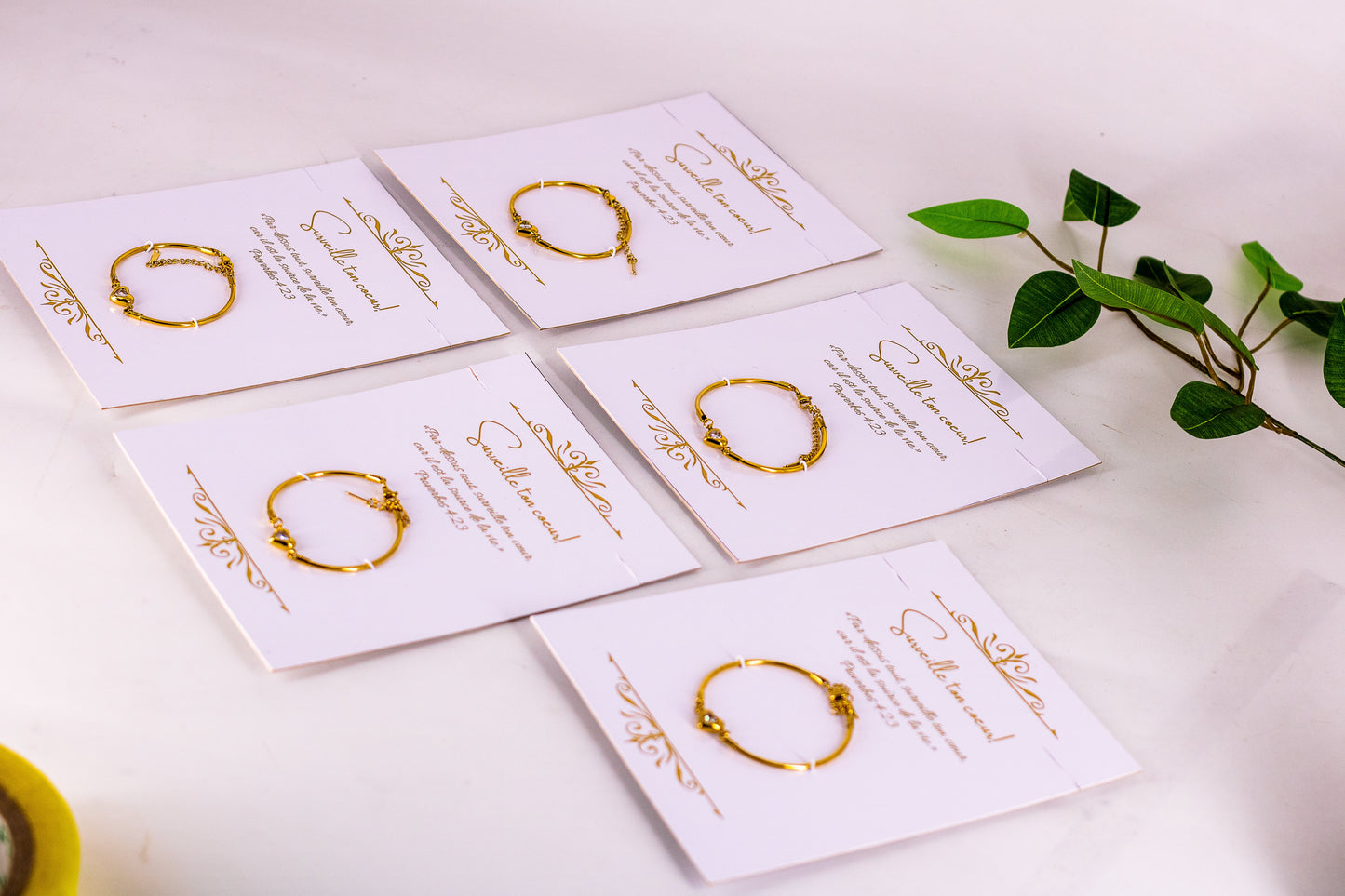 'Watch your heart' bracelet