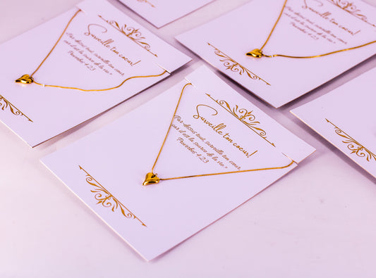 'Guard your heart' necklace